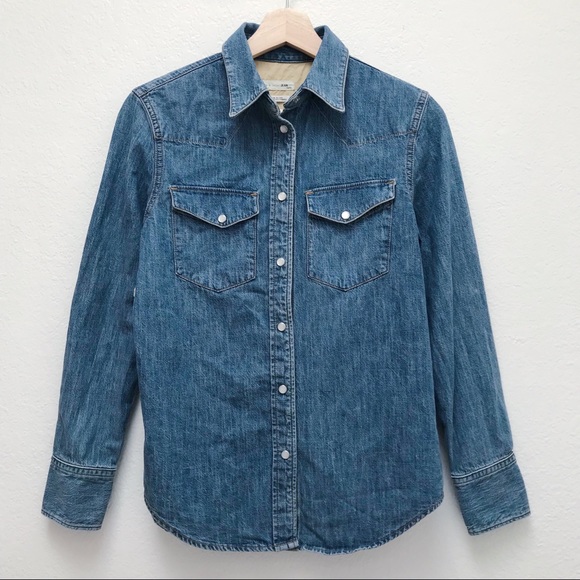 rag and bone denim shirt
